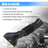 Mercedes-Benz C240 C320 (2001-2005) Black Car Air Intake Hose Tube