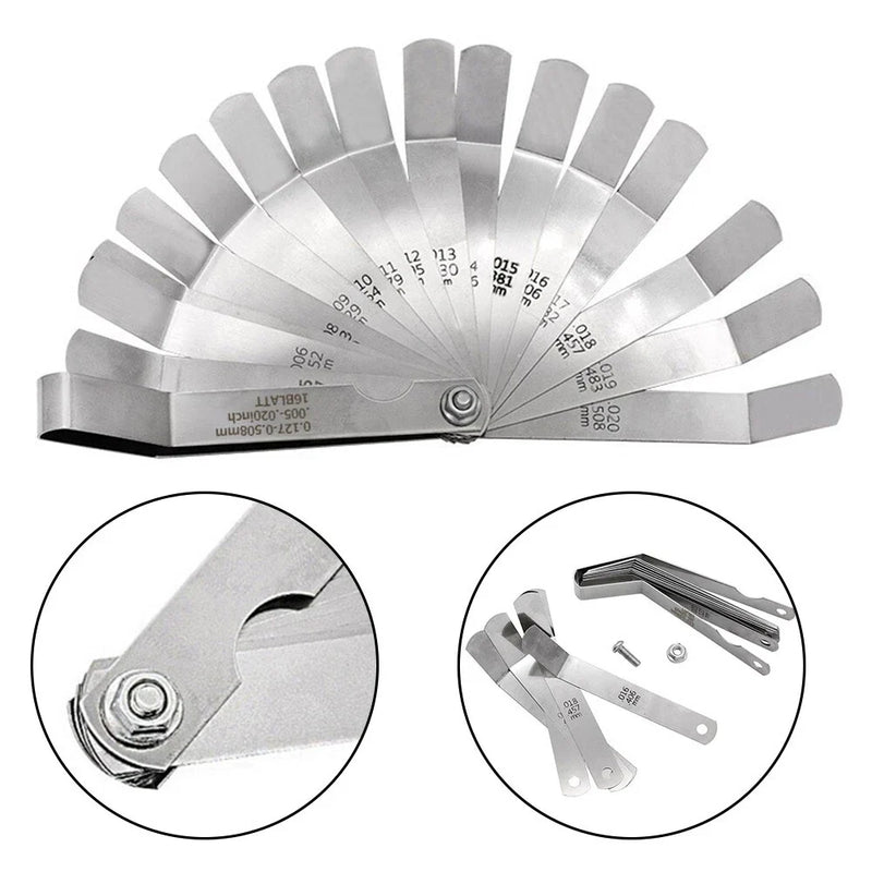 Motorcycle Engine Maintenance Feeler Gauge Stainless Steel