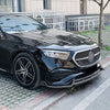 Benz W214 E260 E300 AMG (2024) Carbon 3 x Front Spoiler Lip Splitter Kit