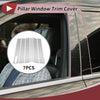 Ford Explorer (2002-2010) Silver Tone 7 x Door Pillar Window Trim