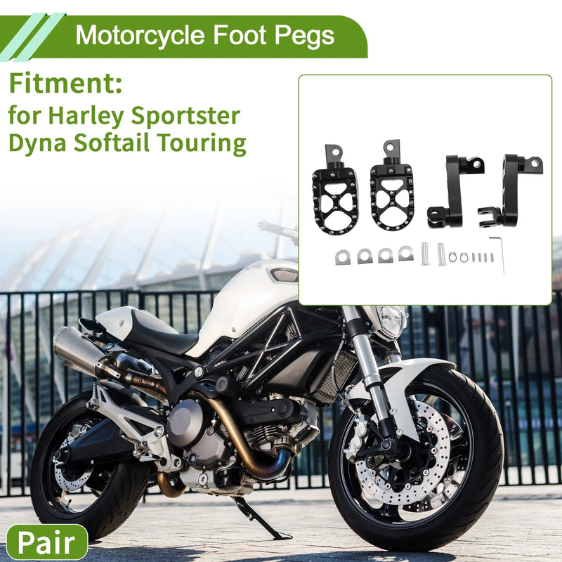 Harley Sportster Dyna Softail Touring Foot Pegs