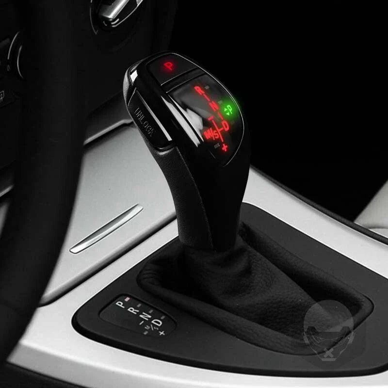 BMW E90 E92 E93 E81 E82 E84 E87 E88 ABS Black LED Shift Knob Gear Shifter
