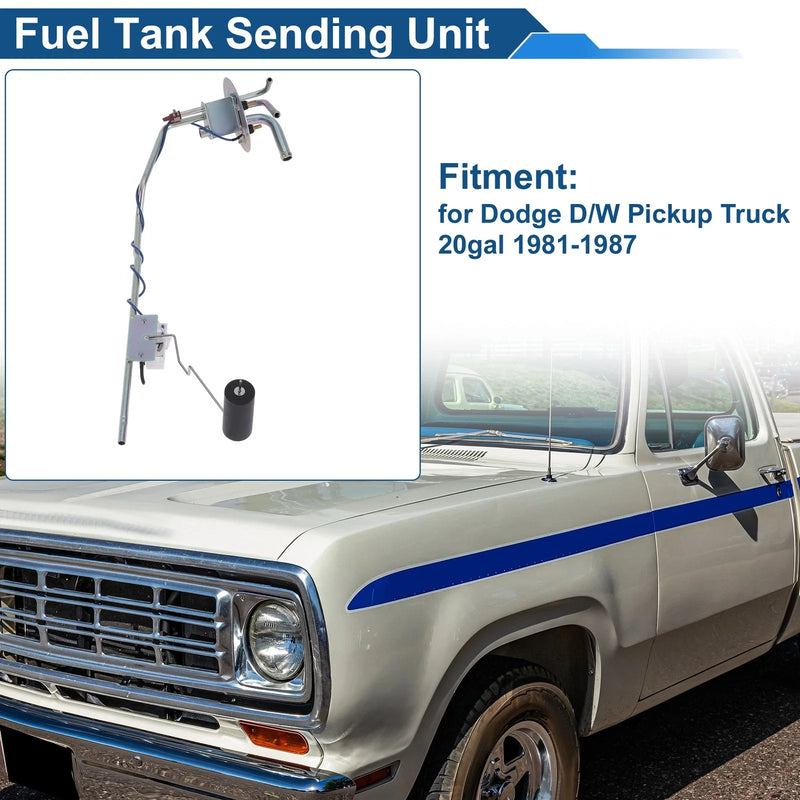 Dodge D / W Pickup Truck 20gal Fuel Level Sending Unit (1981-1987)
