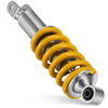 Honda XR100R Heavy Duty Rear Shock Absorber Yellow (1985–2003)