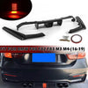 BMW F80 F82 F83 M3 M4 Carbon Fiber Rear Diffuser Lip with Lights (2015-2020)