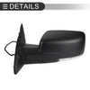 Dodge Ram 1500 Tow Mirrors with Temperature Sensor Black (2009-2018)