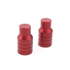 Auto Motor Wheel Tire Car Accessories Red Valve Stem Dust Caps