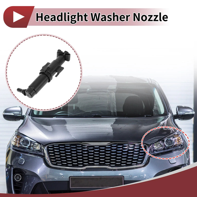 BMW 528i Headlight Washer Nozzle Front Driver Side (2011 - 2016)