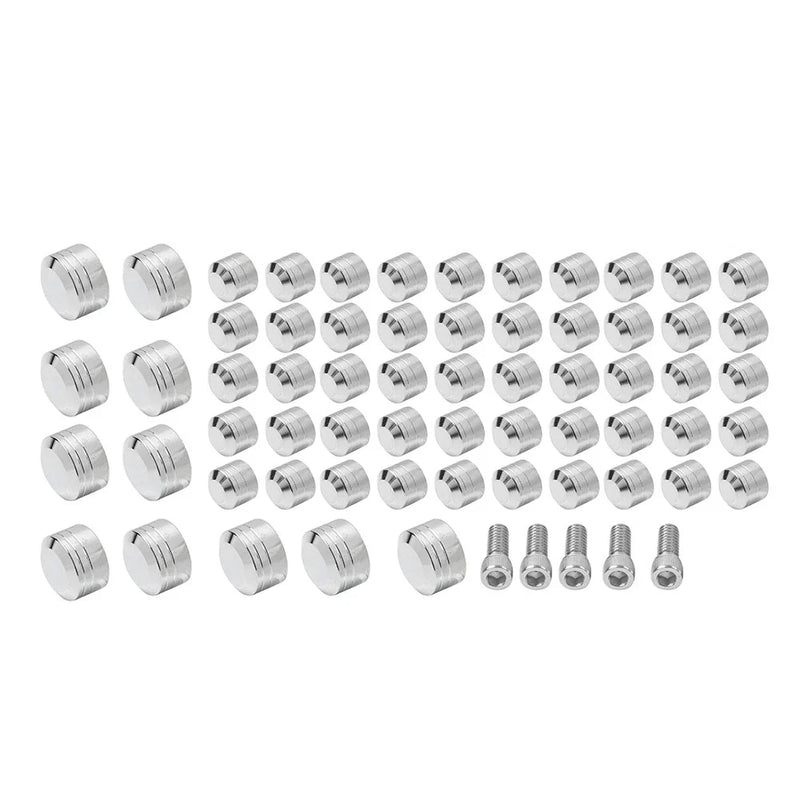 Harley Twin Cam Softail Chrome Engine Topper Screw Bolt Cap (2007-2017)