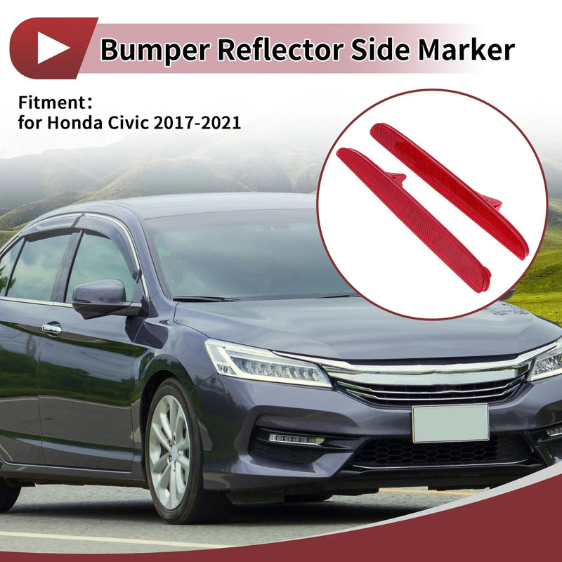 Honda Civic Bumper Reflectors (2017-2021)