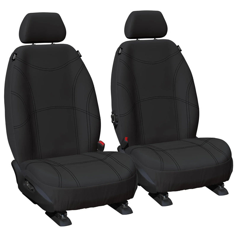 Nissan Patrol GU 1997~2016 Front Black Neoprene Tailor Made Car Seat Covers