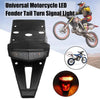 Dirt Bike US LED Enduro Rear Fender Brake Stop Tail Light Turn Signal