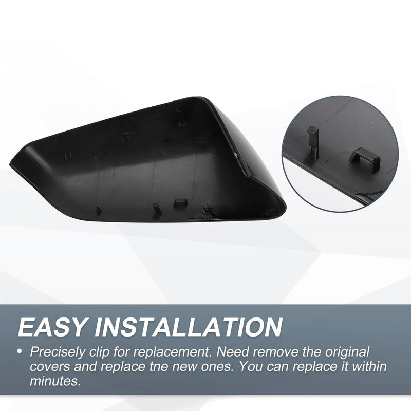 Chevy Equinox GMC Left Side Mirror Cover Cap Gloss Black