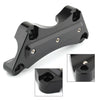 Harley Touring 3-Hole Black 1" Handlebar Risers Top Clamp (1997-2019)
