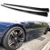 BMW 5 Series F10 3 x Carbon Fiber Side Skirt Extensions (2010-2016)