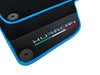 Lamborghini Huracan with Light Blue Trim Black Floor Mats (2014-2023)