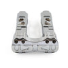 Harley Dyna, Softail, Sportster 6.5" Pullback Handlebar Risers Clamps