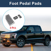 Ford Edge (2023) Silver Tone 3 x Automatic Foot Accelerator Pedal Covers
