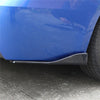2 x 48CM Universal Carbon Fiber Rear Bumper Lip Spats