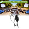 Motorcycle M8/M10 Oval Shape Rear View Mirrors