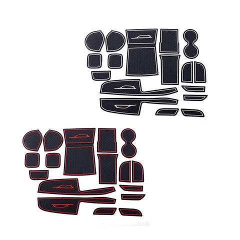 Suzuki Vitara 17 x Interior Door Mat Cup Holder Pads (2015-2018)