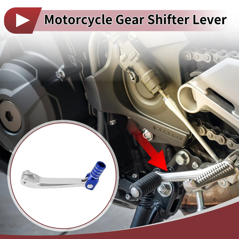 Honda CRF150F (2003-2017) Silver Blue Motorcycle Gear Shifter Lever