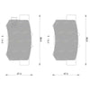 Honda CR-V Rear Disc Brake Pads Set (2001 - 2006)