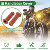 Motorcycle 7/8" 22mm Hand Grips Rubber Diamond Pattern