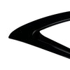 Mazda Miata MX-5 2 x Gloss Black Front Bumper Side Air Vent Trims (2016-2025)
