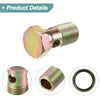 Motorcycle 2 x M18x1.5 44mm Hollow Bolt Screw with Washer Set