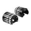 Harley Road Street Electra Glide Black Lower Fork Slider Covers (84-2013)