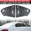 BMW 5-Series Carbon Look Rear Side Window Louver Vent Cover (2011–2017)