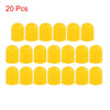 Motorcycle Bike Car 20 x Yellow Plastic Universal Tire Valve Stem Cap Cover