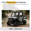 Polaris Ranger Crew SP 570 NorthStar 2 x Front Black Rim Caps (2022–2025)