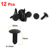 Ford 12 x Plastic Fir Tree Retainer Clips 19mm