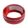 Nissan Teana Altima 2 x Red CD Audio Switch Knob Rings (2019-2020)