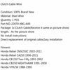 Honda CMX250C CA250 CB250 VTR250 Clutch Cable (1990-2008)