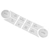 Mercedes Benz C GLK Class Set Center Air AC Button Cover (2008-2015)