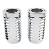 Harley Tour Road Street Tri Glide FLHR Chrome Retro Fork Boot Slider Covers
