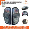 Mitsubishi Triton L200 DEPO  LED Smoke Tail Light Rear Lamp (05-14)