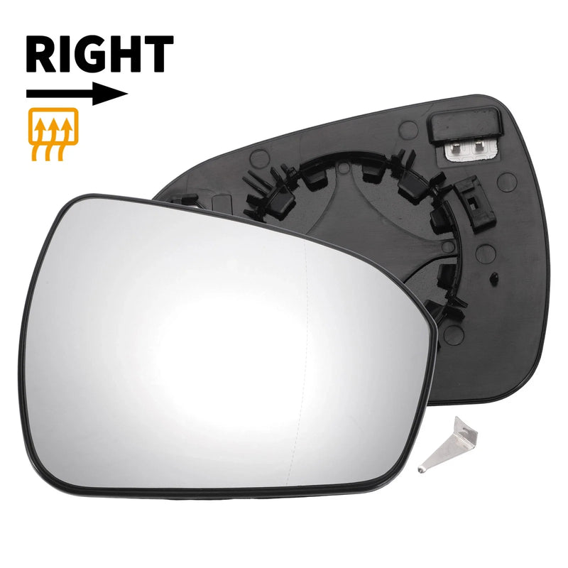Ford Mondeo Right Side White Heated Mirror Glass (2014-2022)