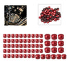 Harley Heritage Softail FLST CNC Red Engine Topper Bolt Caps (2000-2006)