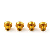 M10 Screws - Gold 4 x Universal Motorcycle Mirror Hole Blanking Plugs