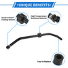 Ford Ecosport 2013-2017, Rubber Black Radiator Coolant Hose