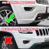 Jeep Grand Cherokee Pair Front Bumper Lower Side Grill Cover (2017–2022)