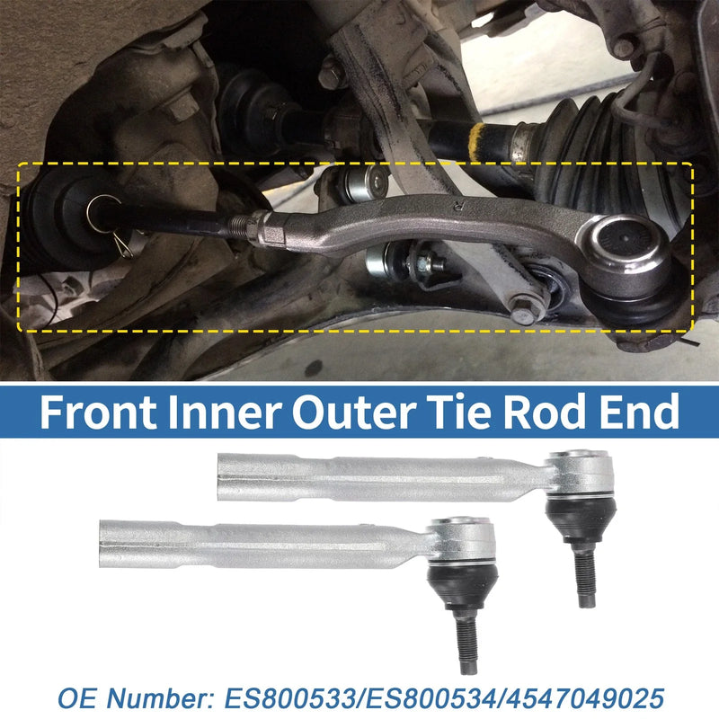 Lexus RX350 RX450h Front Outer Tie Rod End Links (2007-2022)