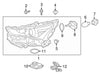 Toyota Lexus Headlamp Control Unit Sub Assembly