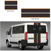 Car SUV Truck Van Black & Orange Vinyl Racing Stripe Decal Sticker