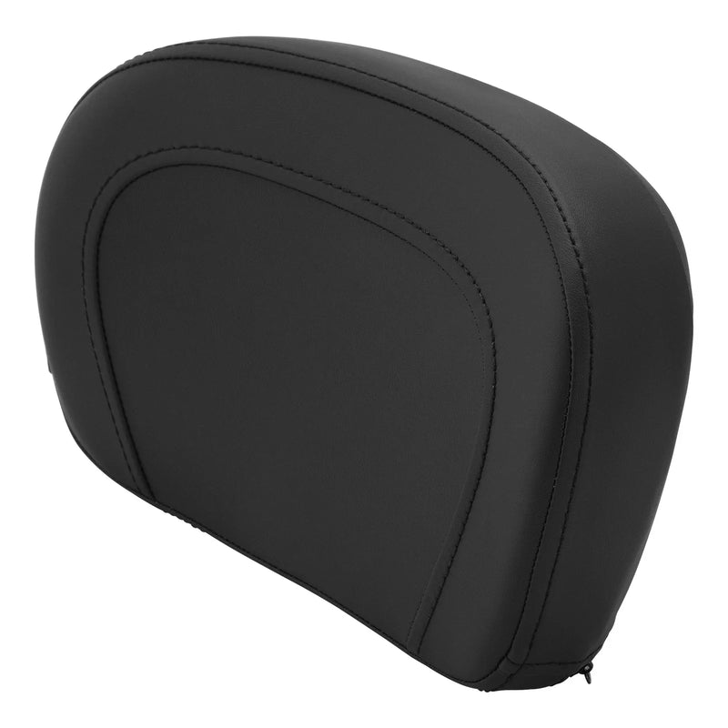 Harley Touring Black PU Leather Sissy Bar Backrest Pad Bracket (1997-2024)