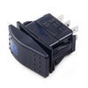 Boat 12V 24V 7 Pin LED DPDT Momentary Rocker Switch